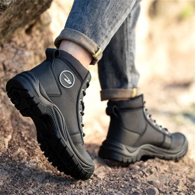Factory direct high-top men’s protective work boots