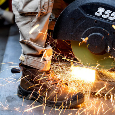 Factory direct high-top men’s protective work boots