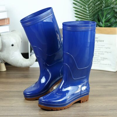 Breathable slip-resistant waterproof outdoor rain boots