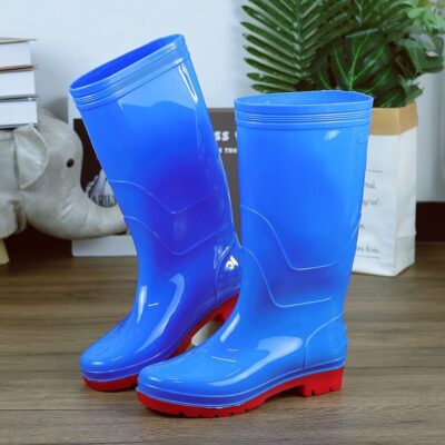 Breathable slip-resistant waterproof outdoor rain boots