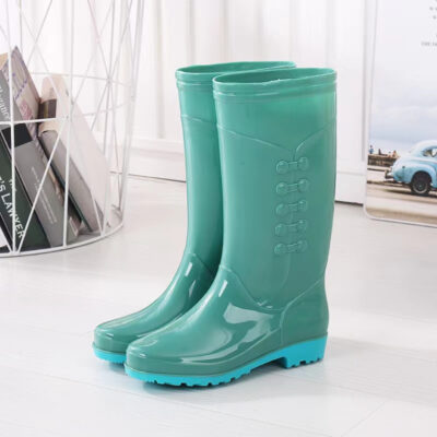 Breathable slip-resistant waterproof outdoor rain boots
