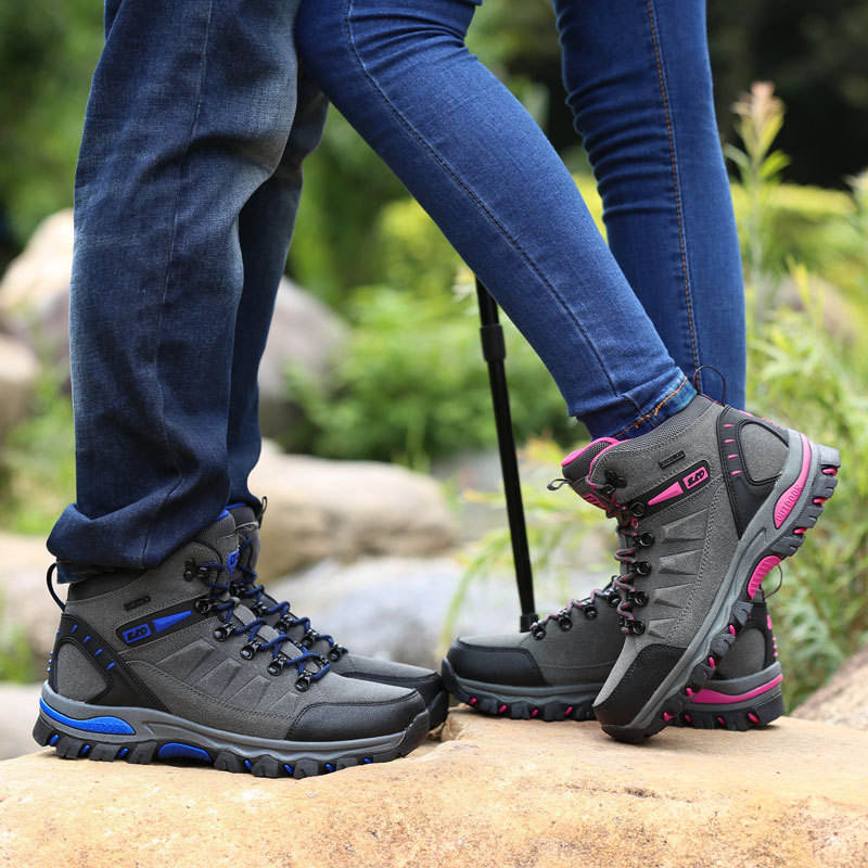 Bulk breathable outdoor hiking boots (2) Breathable non-slip hiking boots bulk orders