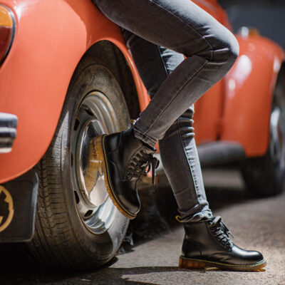 Men’s vintage leather boots wholesale classic style