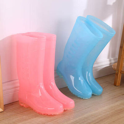 Custom candy color waterproof rain boots stylish design
