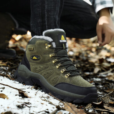 Custom waterproof high-top outdoor hiking boots