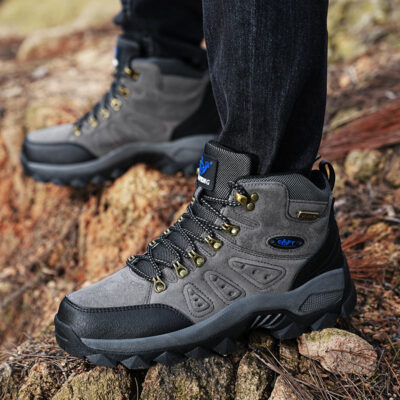 Custom waterproof high-top outdoor hiking boots