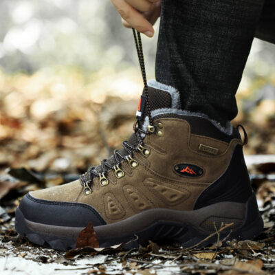 Custom waterproof high-top outdoor hiking boots