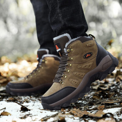 Custom waterproof high-top outdoor hiking boots