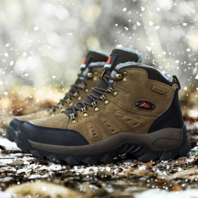 Custom waterproof high-top outdoor hiking boots