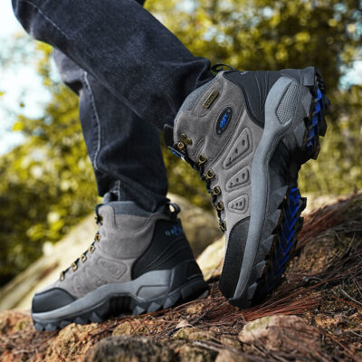 Custom waterproof high-top outdoor hiking boots
