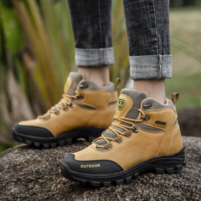 Comfortable non-slip hiking boots for outdoor use
