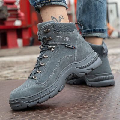 Men’s industrial construction safety boots bulk