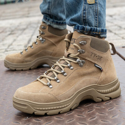Men’s industrial construction safety boots bulk