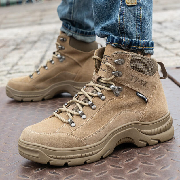 Men’s industrial construction safety boots bulk