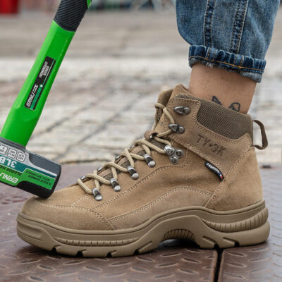 Men’s industrial construction safety boots bulk