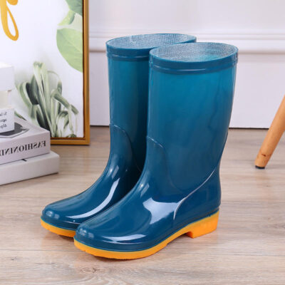 Waterproof slip-resistant outdoor adult rain boots