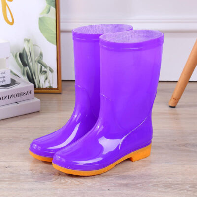 Waterproof slip-resistant outdoor adult rain boots