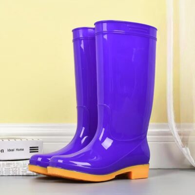 Waterproof slip-resistant outdoor adult rain boots