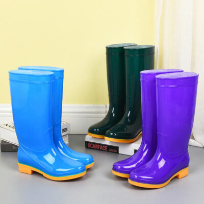 Waterproof slip-resistant outdoor adult rain boots