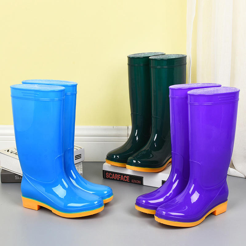 Waterproof slip-resistant outdoor adult rain boots