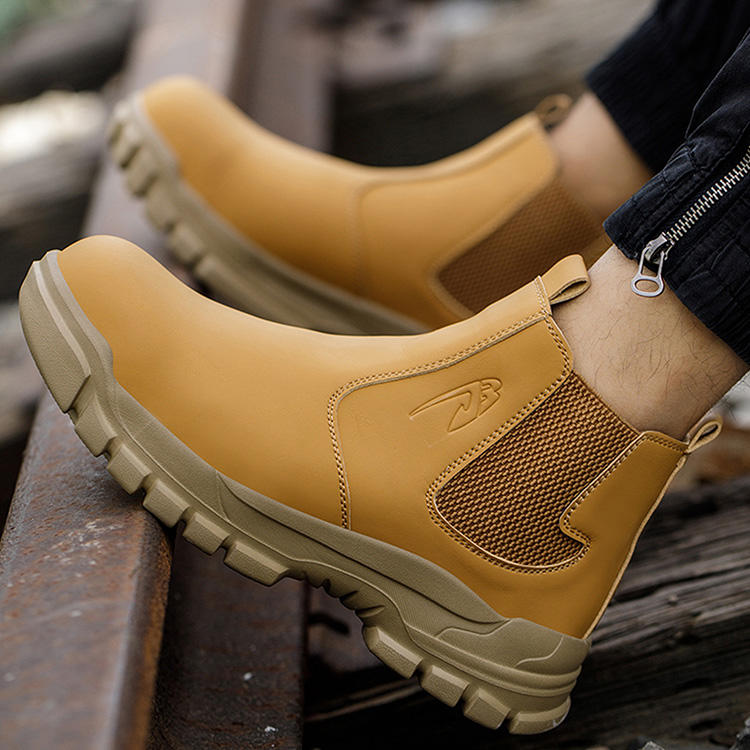 Wholesale waterproof steel toe anti-puncture unisex work boots