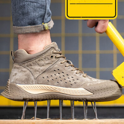 Men’s waterproof oil-resistant safety boots wholesale