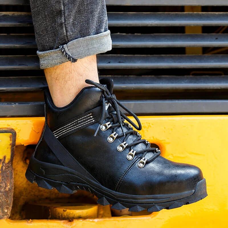 Waterproof anti-puncture slip-resistant work boots wholesale