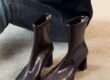 French vintage women’s leather boots supplier