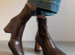 French vintage women’s leather boots supplier