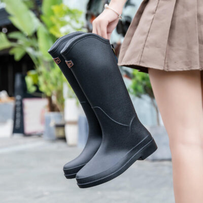 Durable waterproof outdoor high-top rain boots supplier