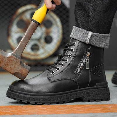 Stylish men’s safety work boots supplier