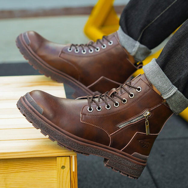Stylish men’s safety work boots supplier