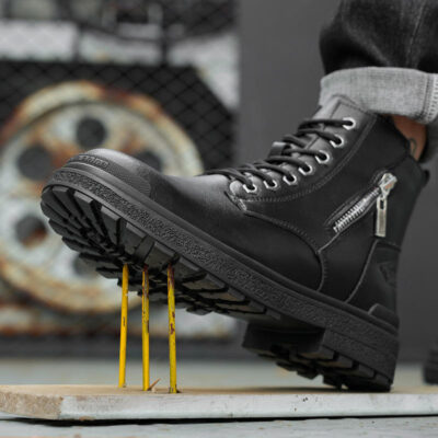 Stylish men’s safety work boots supplier