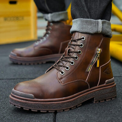 Stylish men’s safety work boots supplier