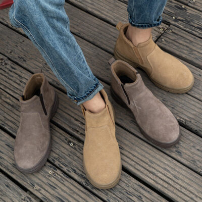 Men’s industrial slip-resistant safety boots manufacturer