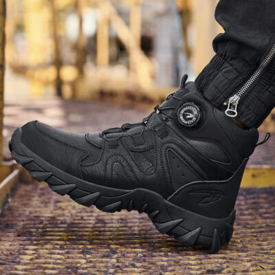 Factory direct anti-puncture slip-resistant men’s work boots