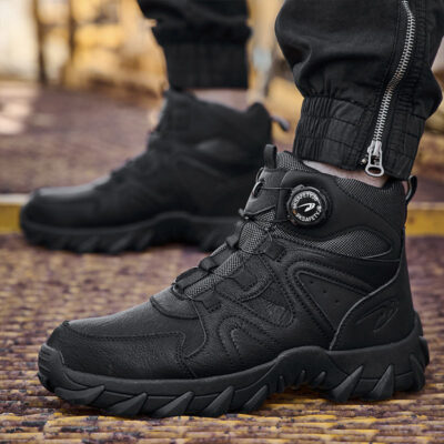 Factory direct anti-puncture slip-resistant men’s work boots