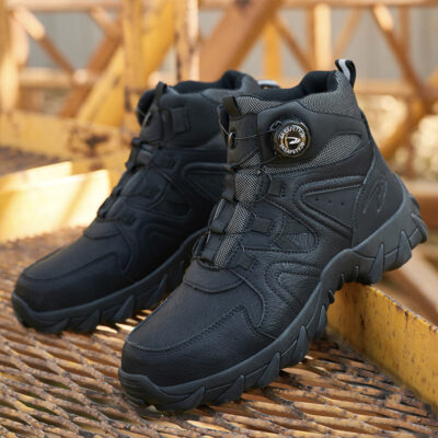Factory direct anti-puncture slip-resistant men’s work boots