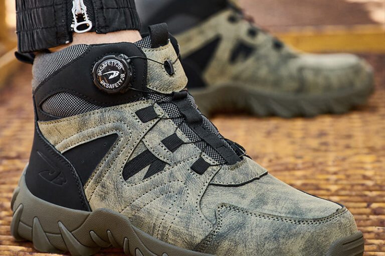 Factory direct anti-puncture slip-resistant men’s work boots