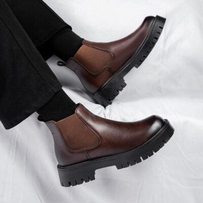 High-quality men’s winter leather boots manufacturer