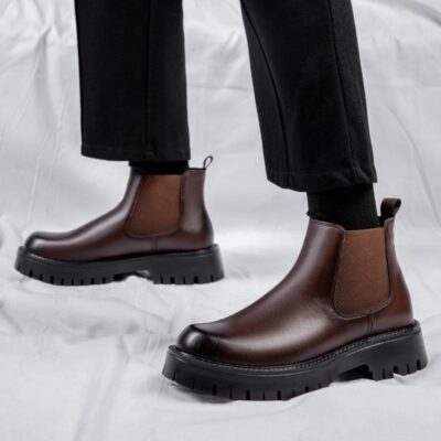 High-quality men’s winter leather boots manufacturer