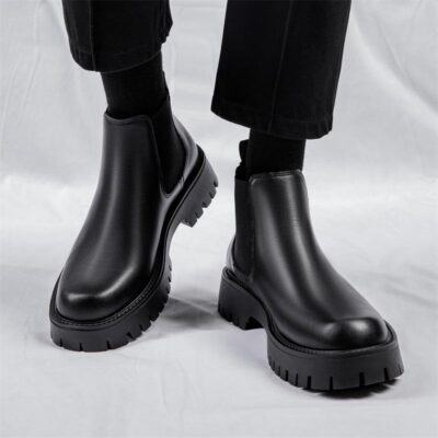 High-quality men’s winter leather boots manufacturer