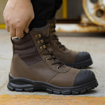 Factory direct high-top men’s safety boots