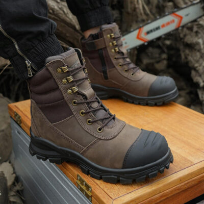 Factory direct high-top men’s safety boots
