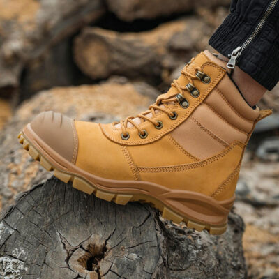 Factory direct high-top men’s safety boots