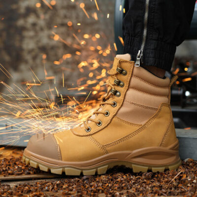 Factory direct high-top men’s safety boots