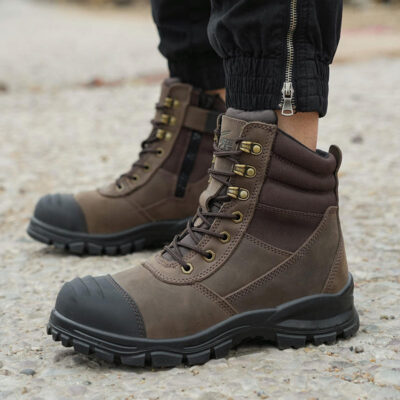Factory direct high-top men’s safety boots