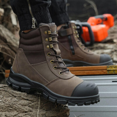 Factory direct high-top men’s safety boots
