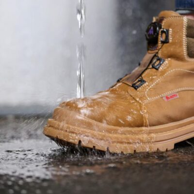Rotary button steel toe men’s safety work boots manufacturer