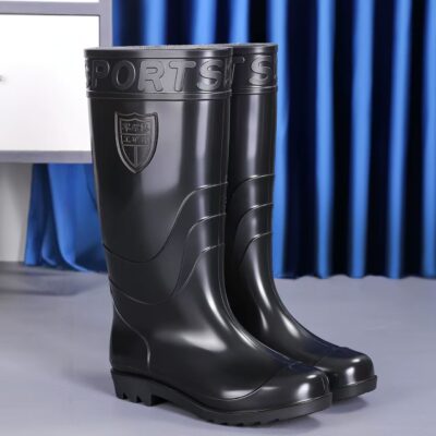 Durable men’s work rain boots factory direct supply